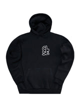 Ανδρικό φούτερ με κουκούλα Close society - HD26-600 -black hoodie