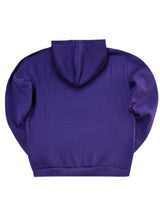 Ανδρικό φούτερ με κουκούλα Close society - HD26-600 -purple hoodie