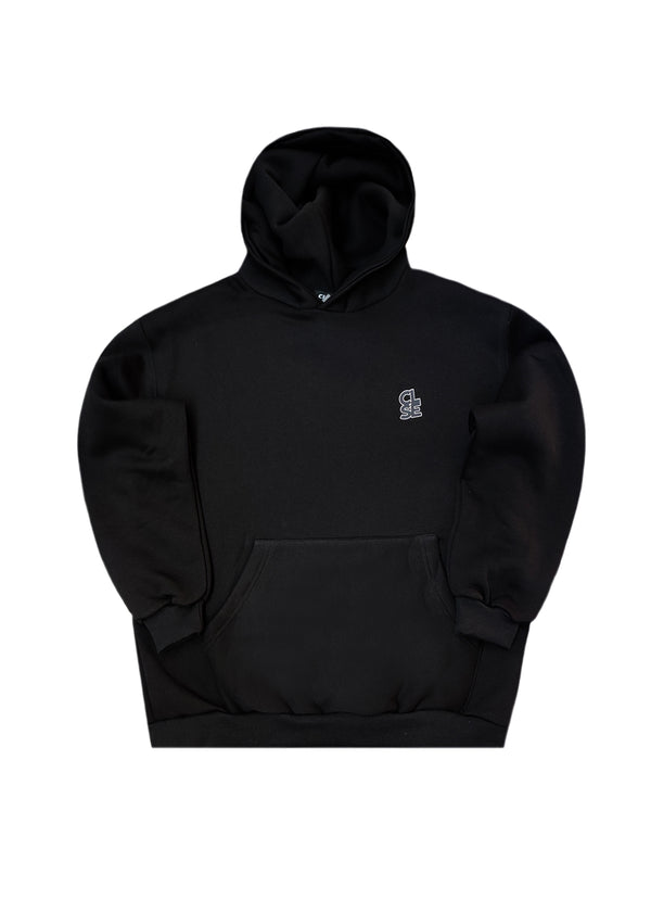 Ανδρικό φούτερ με κουκούλα Close society-HD26-904-black hoodie regular fit I Like Dogs