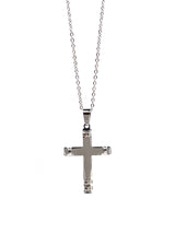 Αλυσίδα από ανοξείδωτο ατσάλι GUF - HLLY-355 - element cross chain ασημένιο