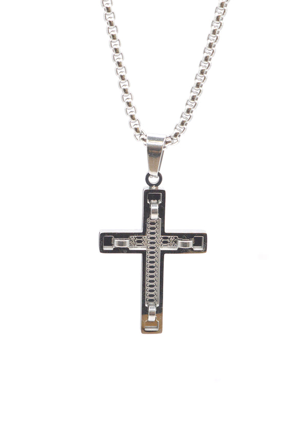 Αλυσίδα από ανοξείδωτο ατσάλι GUF-HLLY-355 -central chain ασημένιο