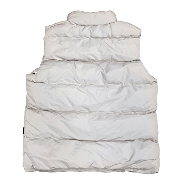ICON D2 sleeveless puffer jacket - off white