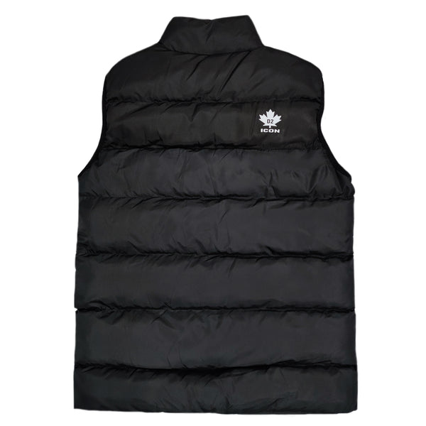 ICON D2 - ICN-005811 - sleeveless puffer jacket - black