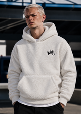 Ανδρική φούτερ με κουκούλα TWO BROTHERS BF-25860-white-232-39