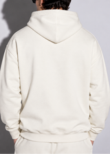 Ανδρικό φούτερ με κουκούλα Vinyl Art Clothing - 84815-02 - emblem hoodie oversized λευκό