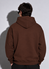 Ανδρικό μακρυμάνικο φούτερ με κουκούλα Vinyl Art Clothing-84815-33-cotton oversized-emblem hoodie καφέ