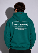 Ανδρικό φούτερ με κουκούλα Vinyl Art Clothing-98989-20-Green Urban Code Hoodie