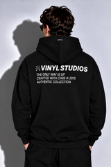 Ανδρικό μακρυμάνικο φούτερ με κουκούλα Vinyl Art Clothing -75757-01 - Studios V Legacy hoodie cotton oversized black