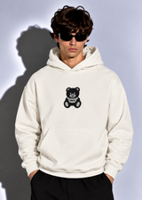 Ανδρικό φούτερ με κουκούλα Vinyl Art Clothing-91919-02-puff Teddy hoodie regular fit -white