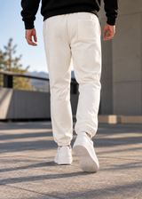 Ανδρική φόρμα Vinyl Art Clothing - 04815-02 - relaxed fit emblem sweatpants λευκό