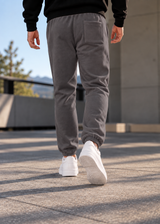 Ανδρική φόρμα Vinyl Art Clothing - 04815-09 - relaxed fit emblem sweatpants γκρι