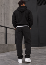 CLEVER CLOTHING -Ανδρική φόρμα simple jogger pants - Μαύρη CF-26350