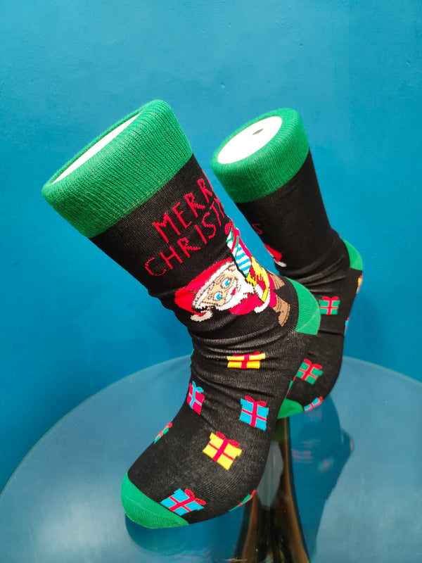 V-tex socks santa gifts - black