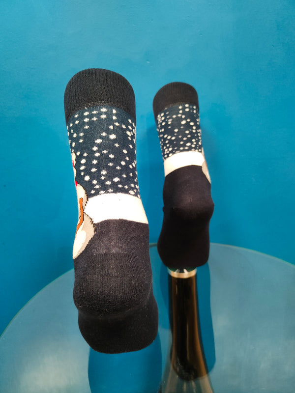 V-tex socks snowman - black