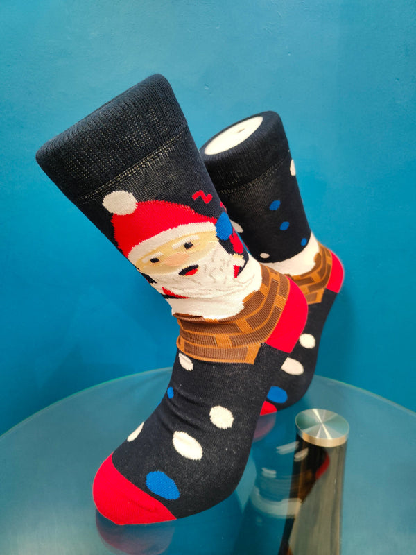 V-tex socks santa chimney - black