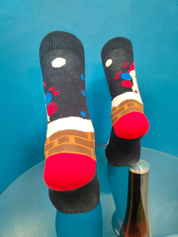 V-tex socks santa chimney - black