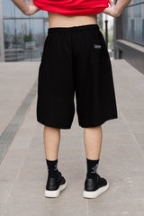 Ανδρική βερμούδα κάργκο Tony Couper - V25/2 - basic cargo oversize shorts μαύρο