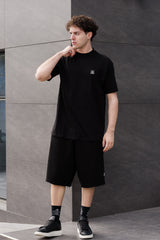 Ανδρική βερμούδα κάργκο Tony Couper - V25/2 - basic cargo oversize shorts μαύρο