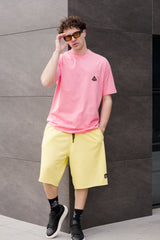 Ανδρική κοντομάνικη μπλούζα Tony couper - TO25/19 - diamond oversized t-shirt ροζ
