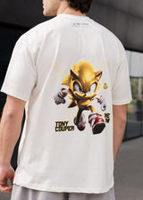 Ανδρική κοντομάνικη μπλούζα Tony couper - T25/10 - Ecru Speedster Loose fit