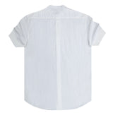 Cosi jeans 61-maorip - linen shirt - white