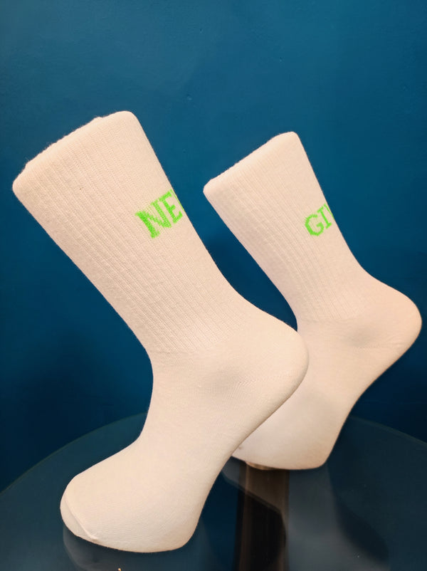 V-tex socks never give up - white