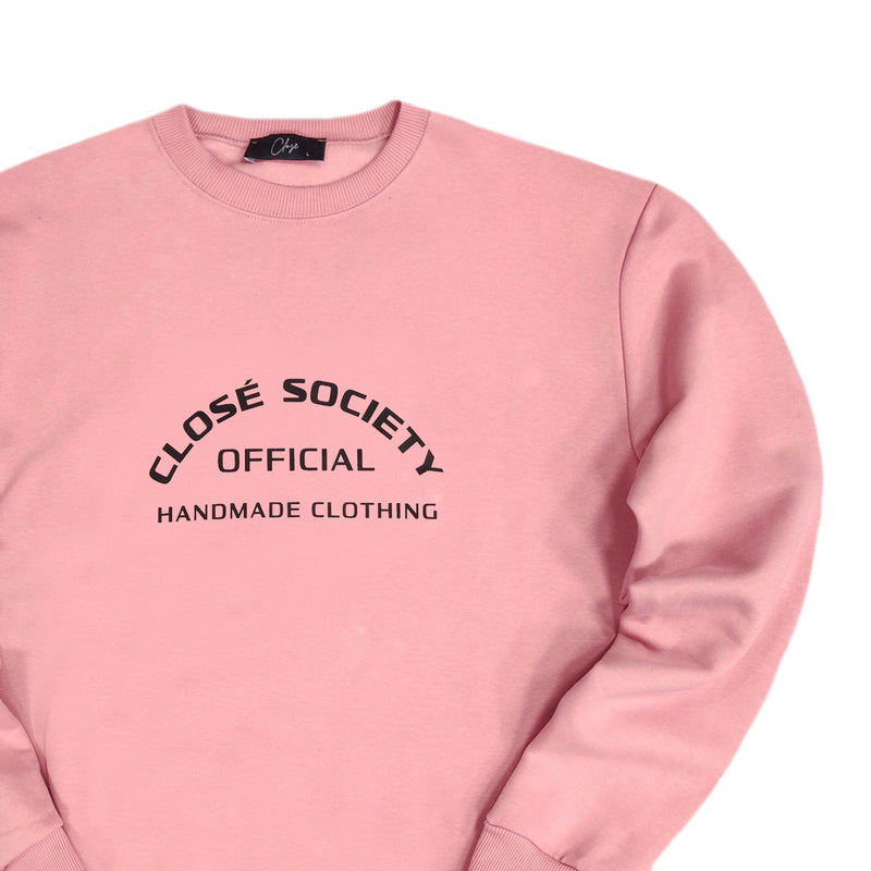 Close society - W23-853 - 180 degree big logo - pink