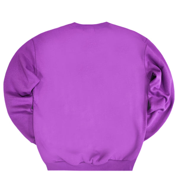 Close society - W23-859 - red line logo - purple