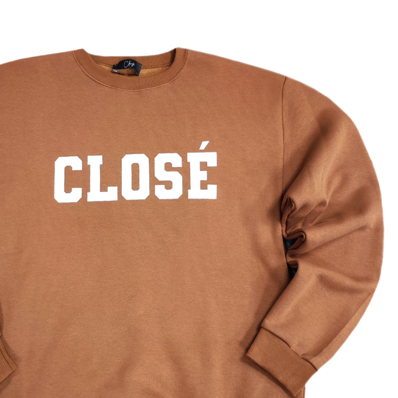 Close society - W23-868 - bold logo - brown