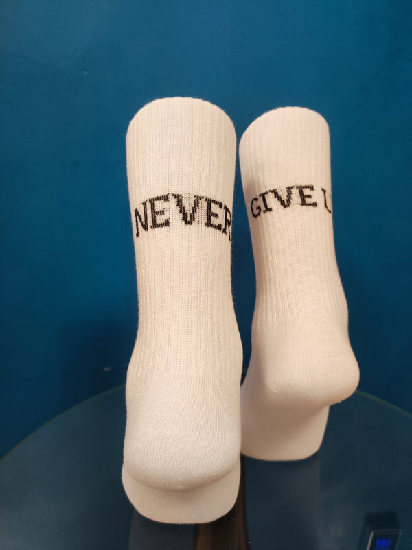 V-tex socks never give up - white