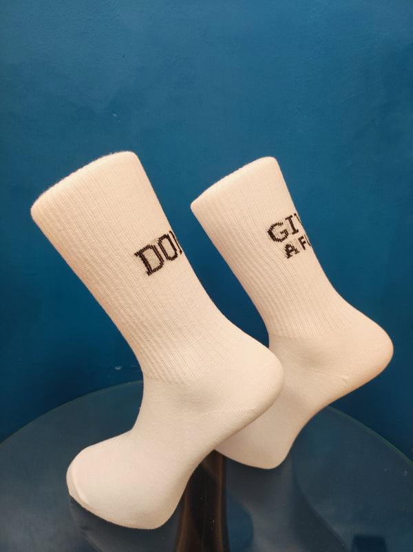 V-tex socks don't give - white