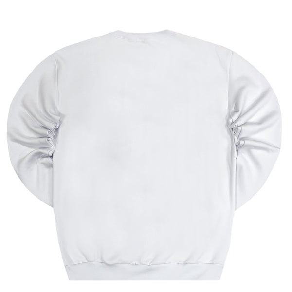 Close society - W23-853 - 180 degree big logo - white