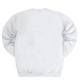 Close society - W23-872 - camo patch sweatshirt - white