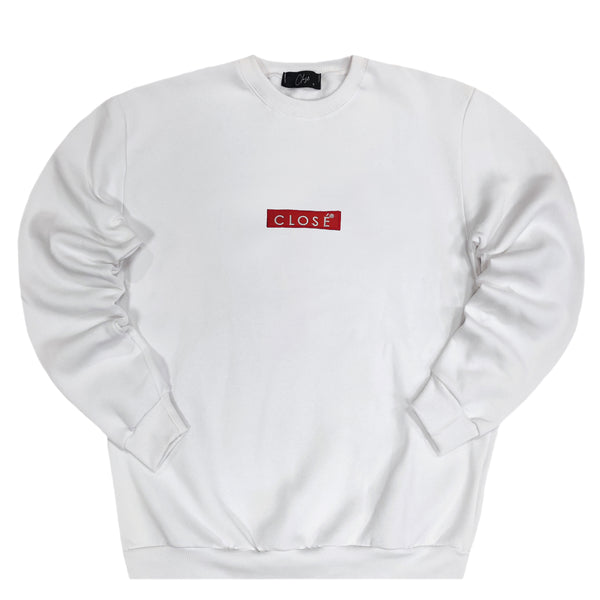 Clvse society - W23-866 - red patch logo - white