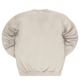 Close society - W23-866 - handmade logo sweatshirt - beige