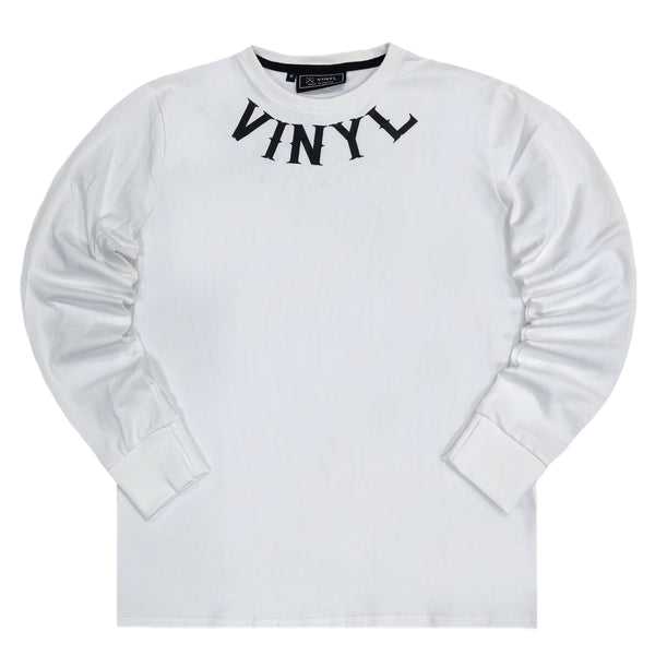 Vinyl art clothing - 12430-02 - graphic crew tee - white