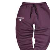 Magic bee - MB23400 - simple logo pants - purple
