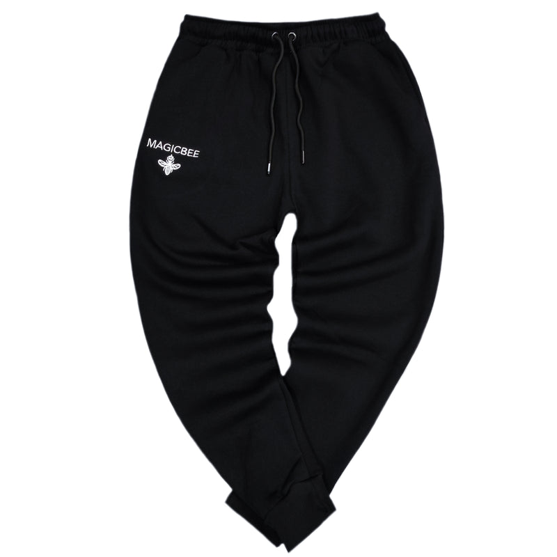 Magic bee - MB23400 - simple logo pants - black