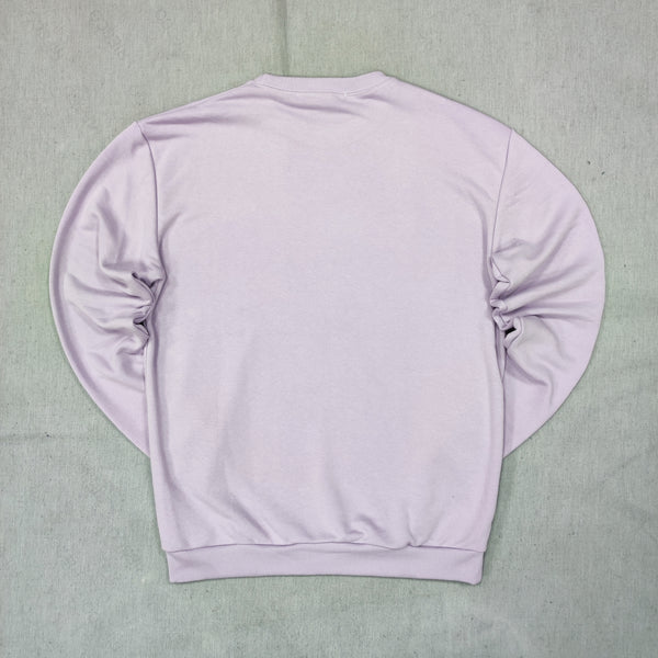 Close society - W23-869 - bear logo sweatshirt - lilac