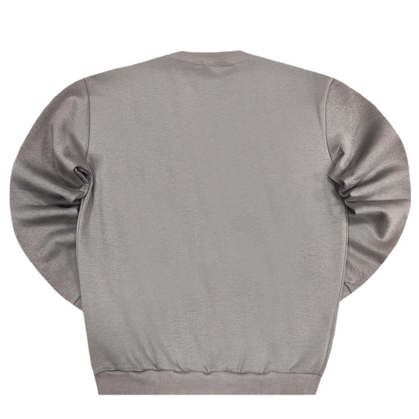 Close society - W23-876 - logo sweatshirt - grey