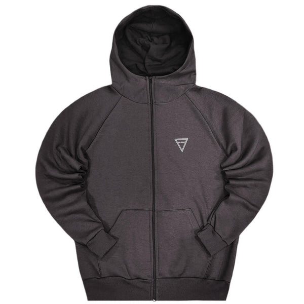 Close society - W23-835 - triangle logo jacket - grey