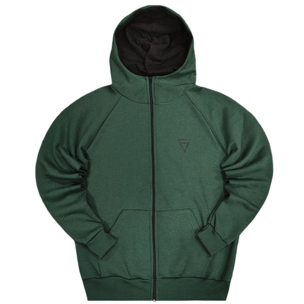 Close society - W23-835 - triangle logo jacket - green
