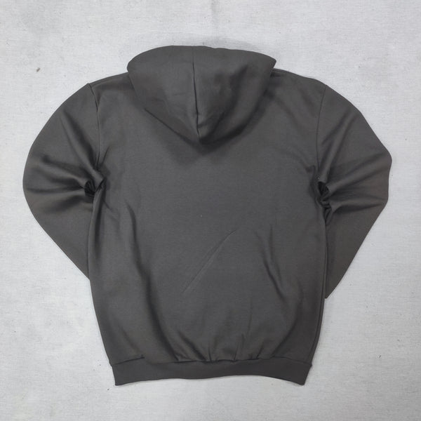 Close society - W23-950 - simple green logo hoodie - grey