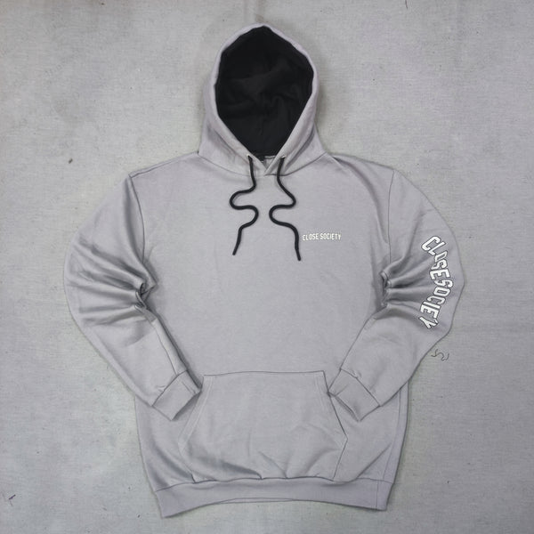 Close society - W23-968 - small logo hoodie - ice