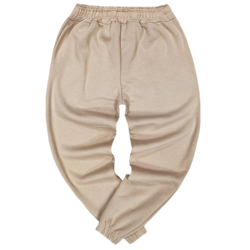 Close society - W24-100 - simple logo sweatpants - beige