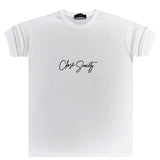 Close society - S24-218 - calligraphy tee - white