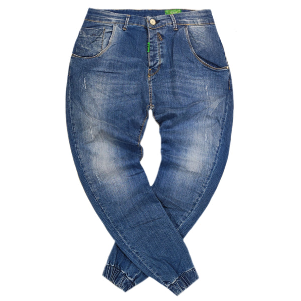 Ανδρικό Jean Παντελόνι Cosi jeans - 63-TIAGO 40 - elasticated - SS24 μπλε
