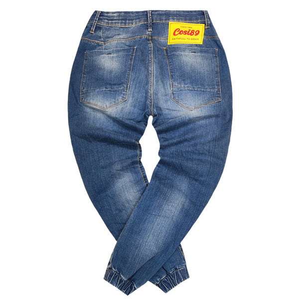 Ανδρικό Jean Παντελόνι Cosi jeans - 63-TIAGO 40 - elasticated - SS24 μπλε