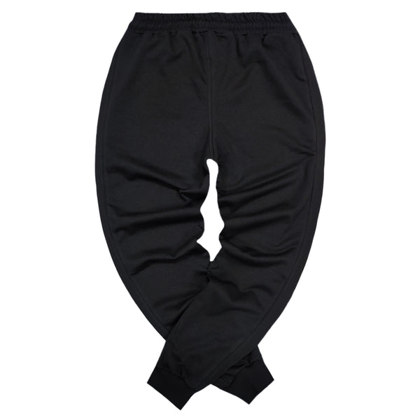 Ανδρική φόρμα Henry clothing - 6-601 - logo sweatpants μαύρο