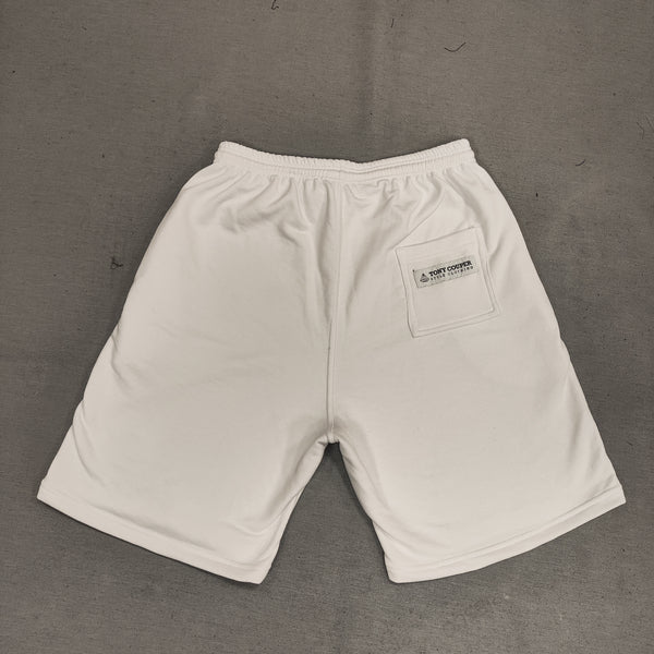 Tony couper - V23/101 - logo shorts - white